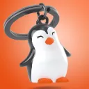 Metalmorphose - Pinguïn sleutelhanger