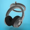 Metalmorphose - Porte-clés casque audio noir