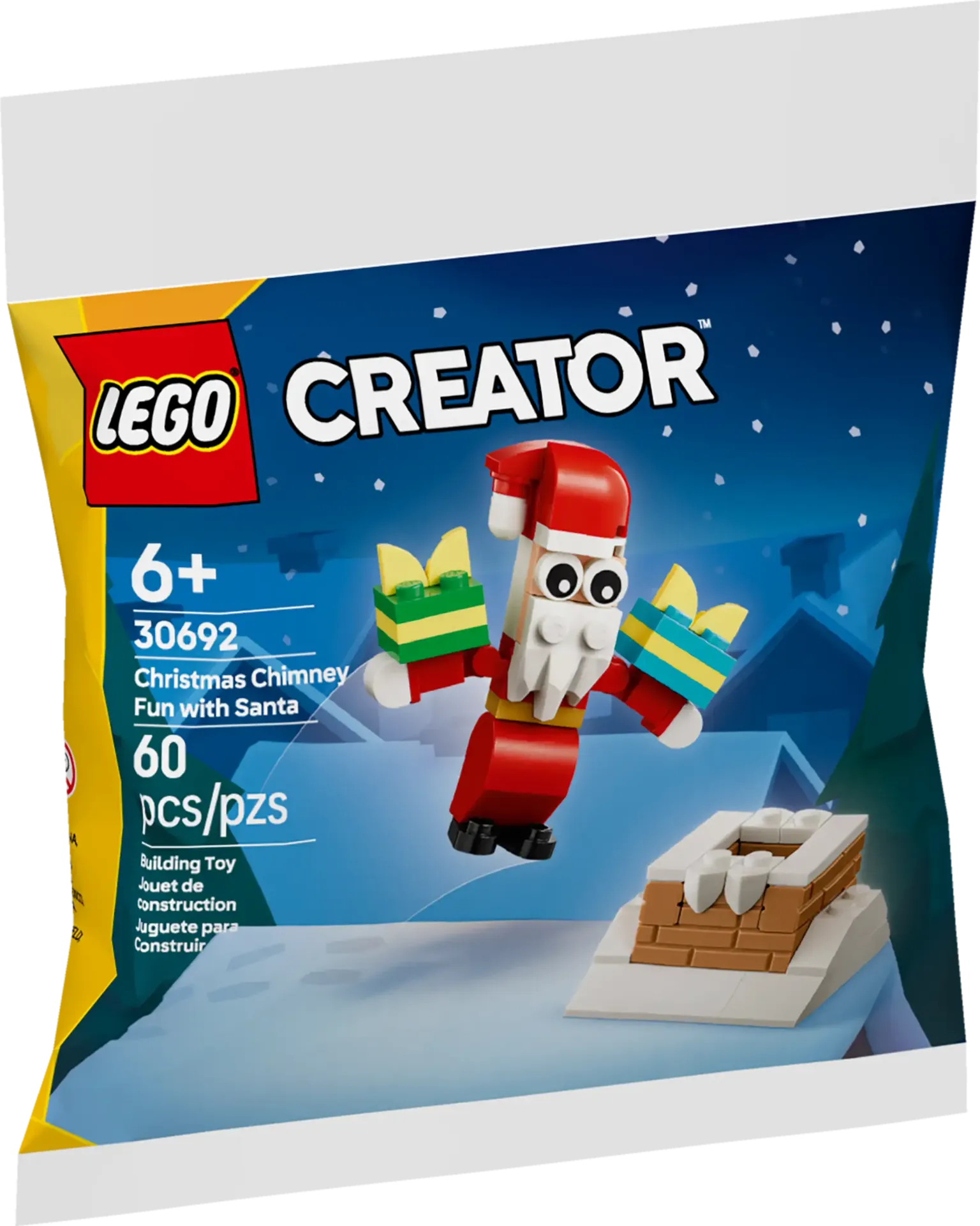 [30692] Lego Creator Bag - Kerstman in de schouw