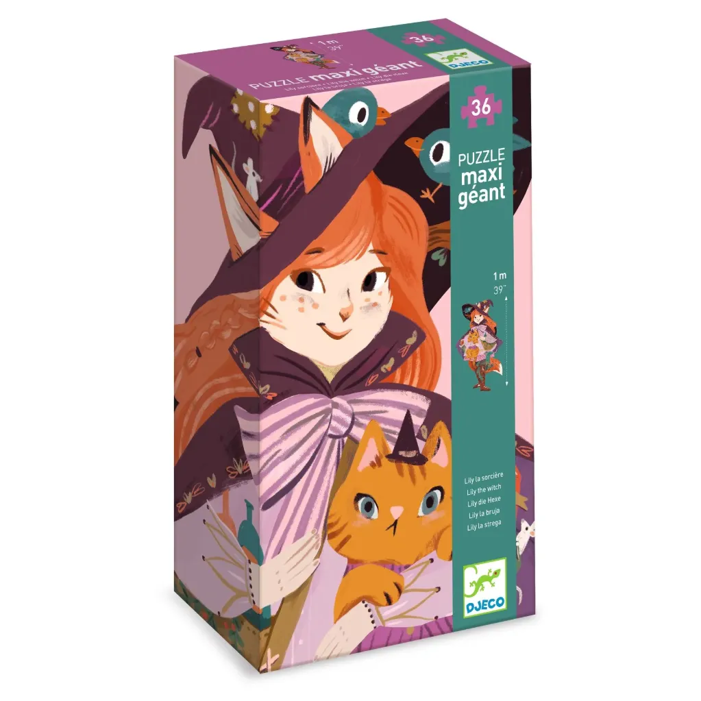 [DJ07168] Puzzle Maxi Géant - Lily la sorcière
