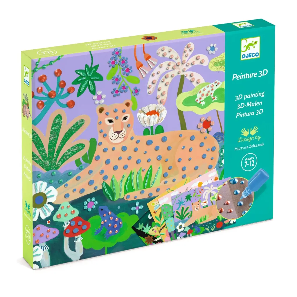 [DJ08968] Peinture 3D - Forêt tropicale