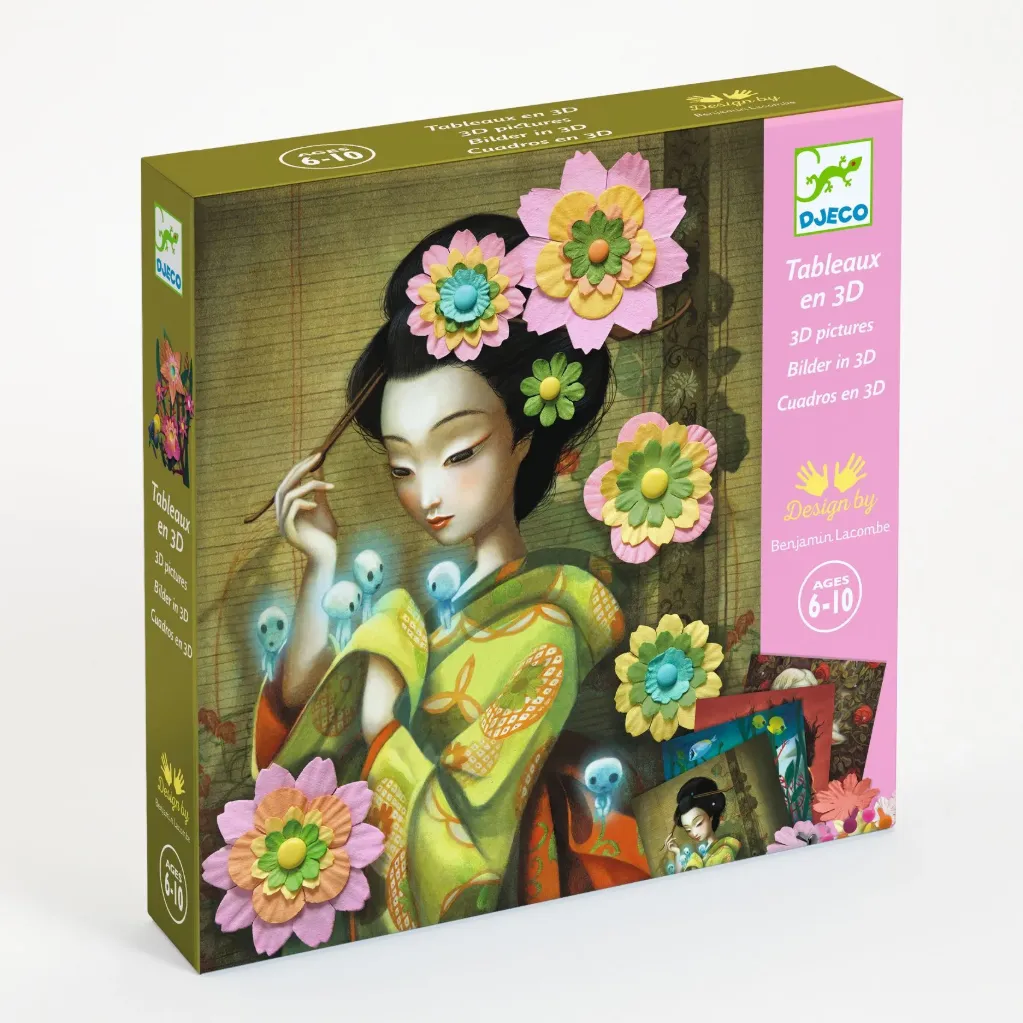 [DJ09455] Tableaux en 3D - Rock 'n Roses