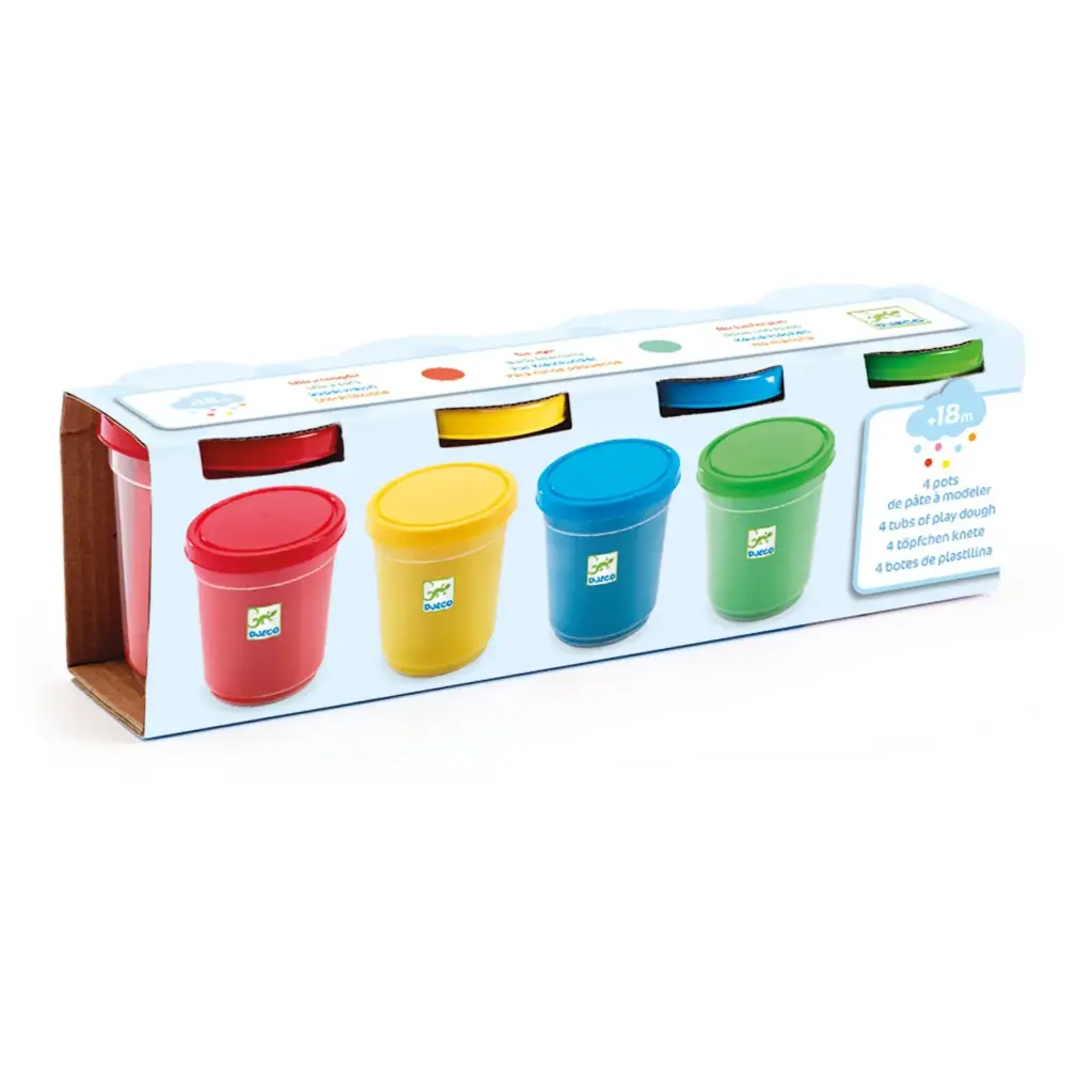 [DJ09756] 4 pots pate a modeler