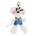 Diddl - Sleutelhanger Knuffel Diddl met blauwe salopette 15cm