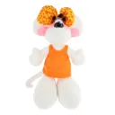 Diddl - Knuffel Diddlina orange jurk 30cm