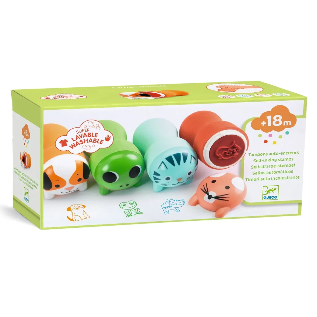 [DJ09009] Tampons auto-encreurs - Garden animals