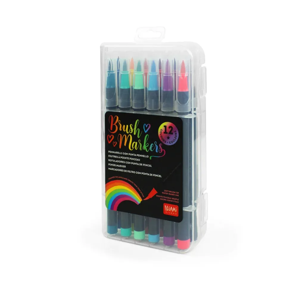 [BUMA0001] Legami Brush Markers - Bright Colours