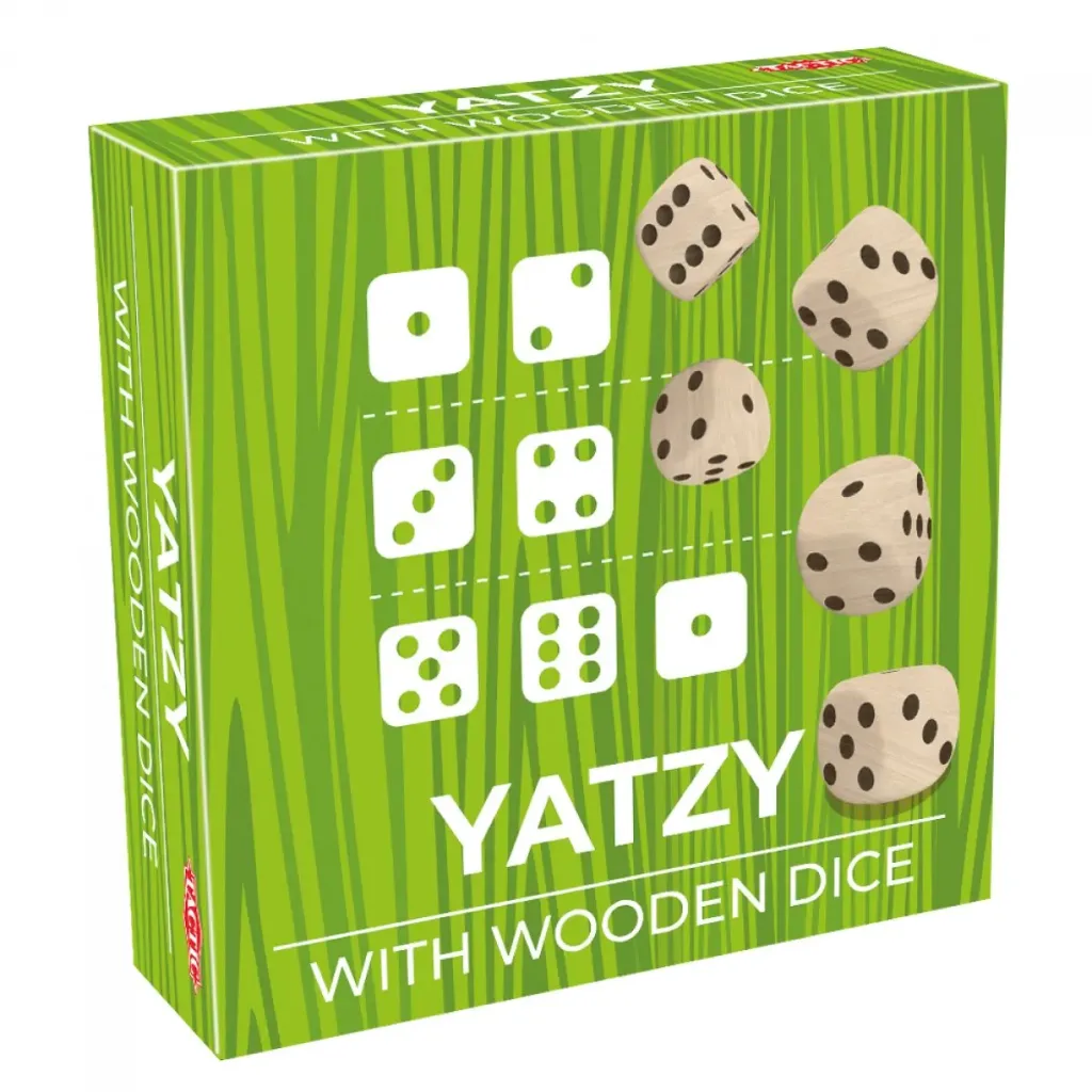 Yatzy avec des dés en bois FR/NL
