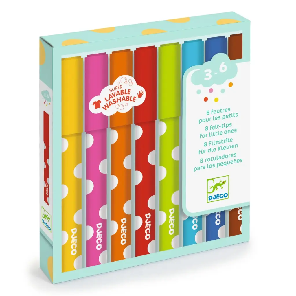 [DJ09001] 8 feutres pour les petits