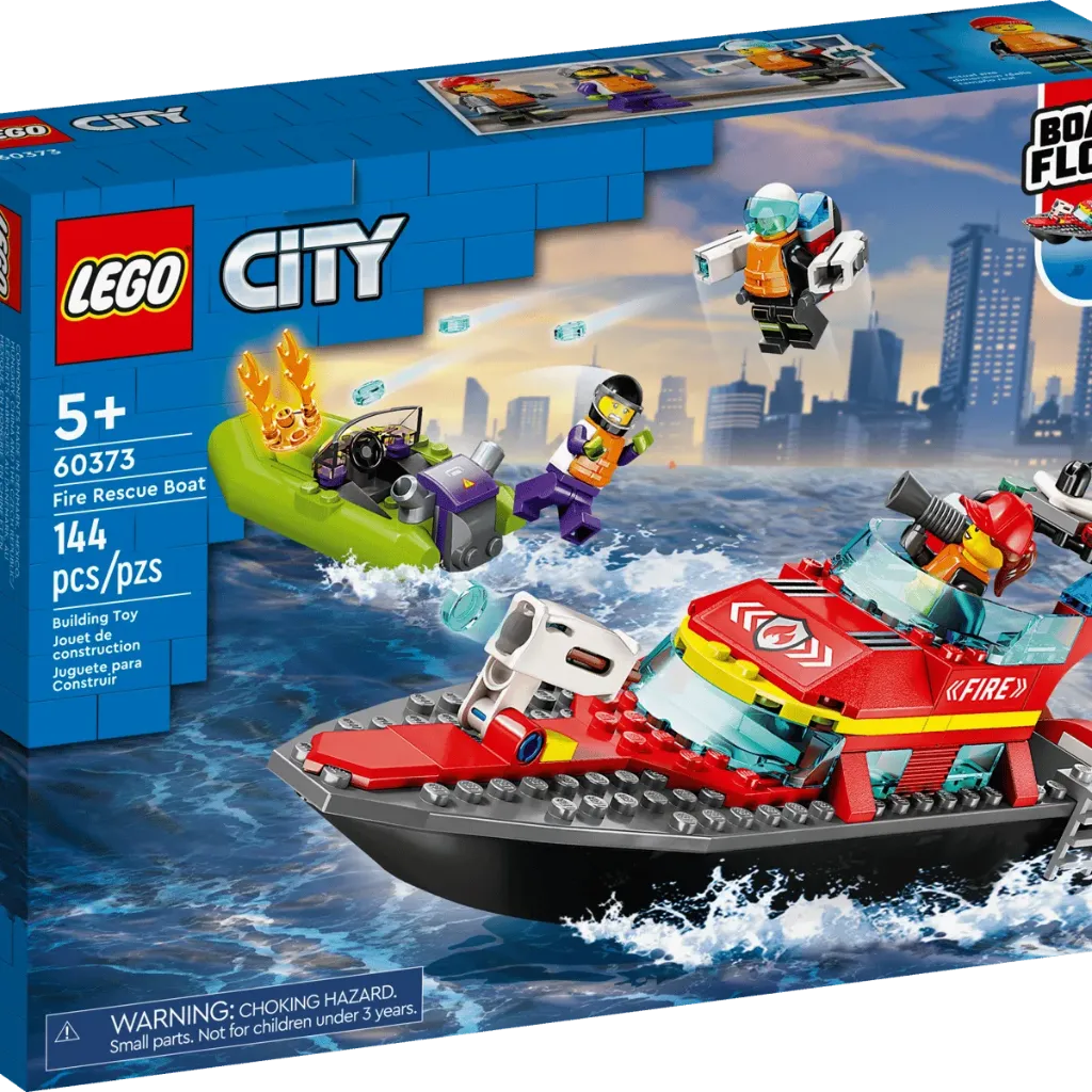 Lego City - Le bateau de sauvetage des pompiers