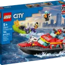 Lego City - Le bateau de sauvetage des pompiers
