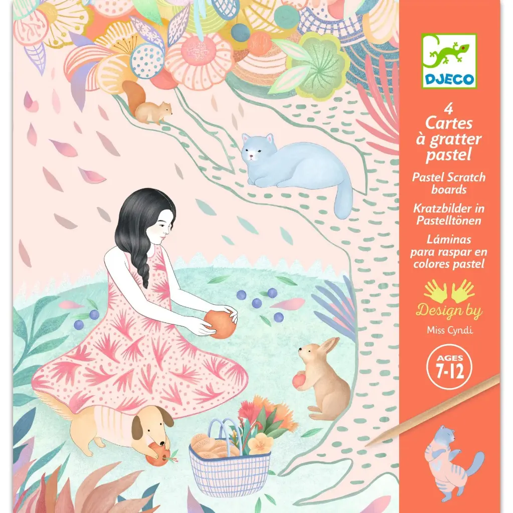 [DJ09738] Cartes à gratter - Le pique-nique