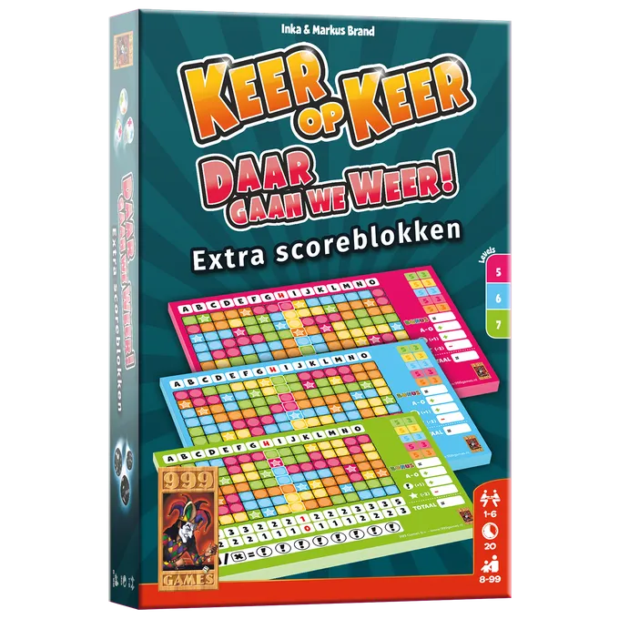 [999-KEE04] Keer op keer - Extra scorebloken Level 5, 6 en 7