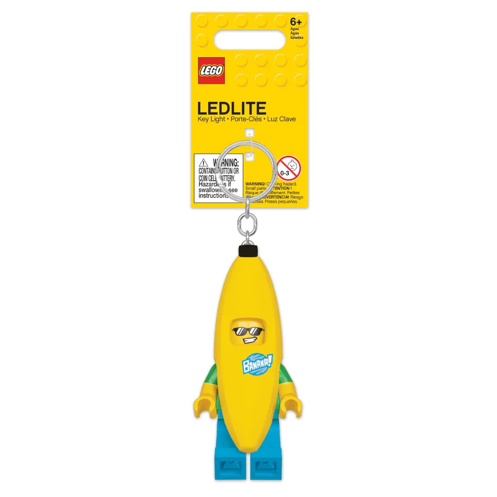 [KE118H] Lego Keychain Light - Banaan