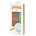 6 stylos gel pailletés