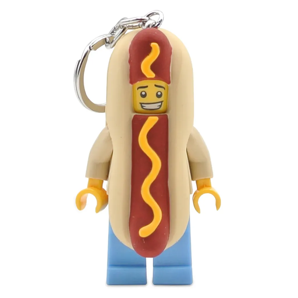 [KE119H] Lego Keychain Light Hotdog