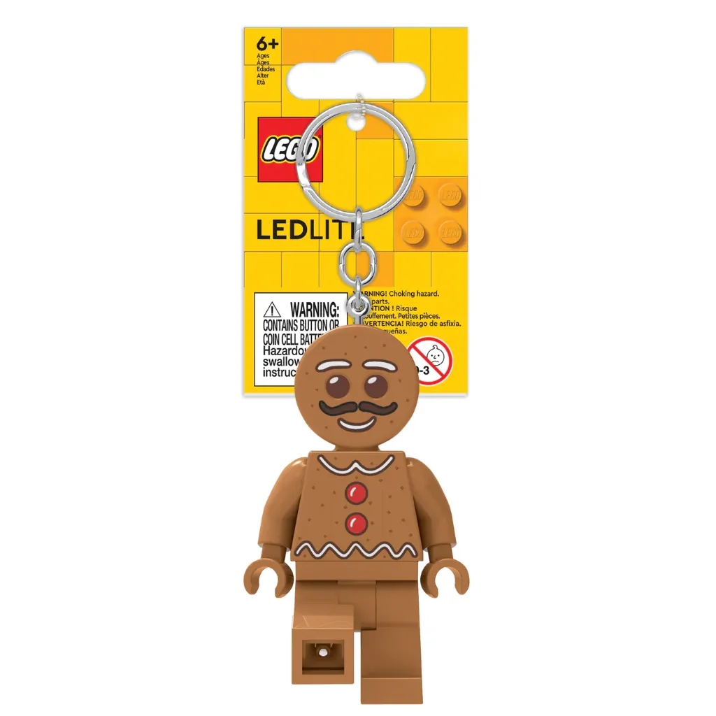 [KE182H] Lego Keychain Light -  Gingerbread
