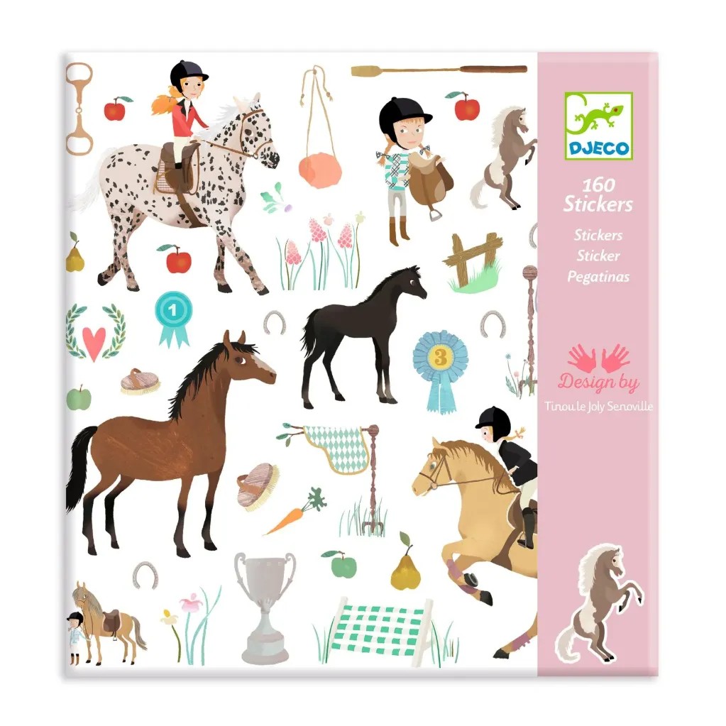 [DJ08881] Stickers - Chevaux