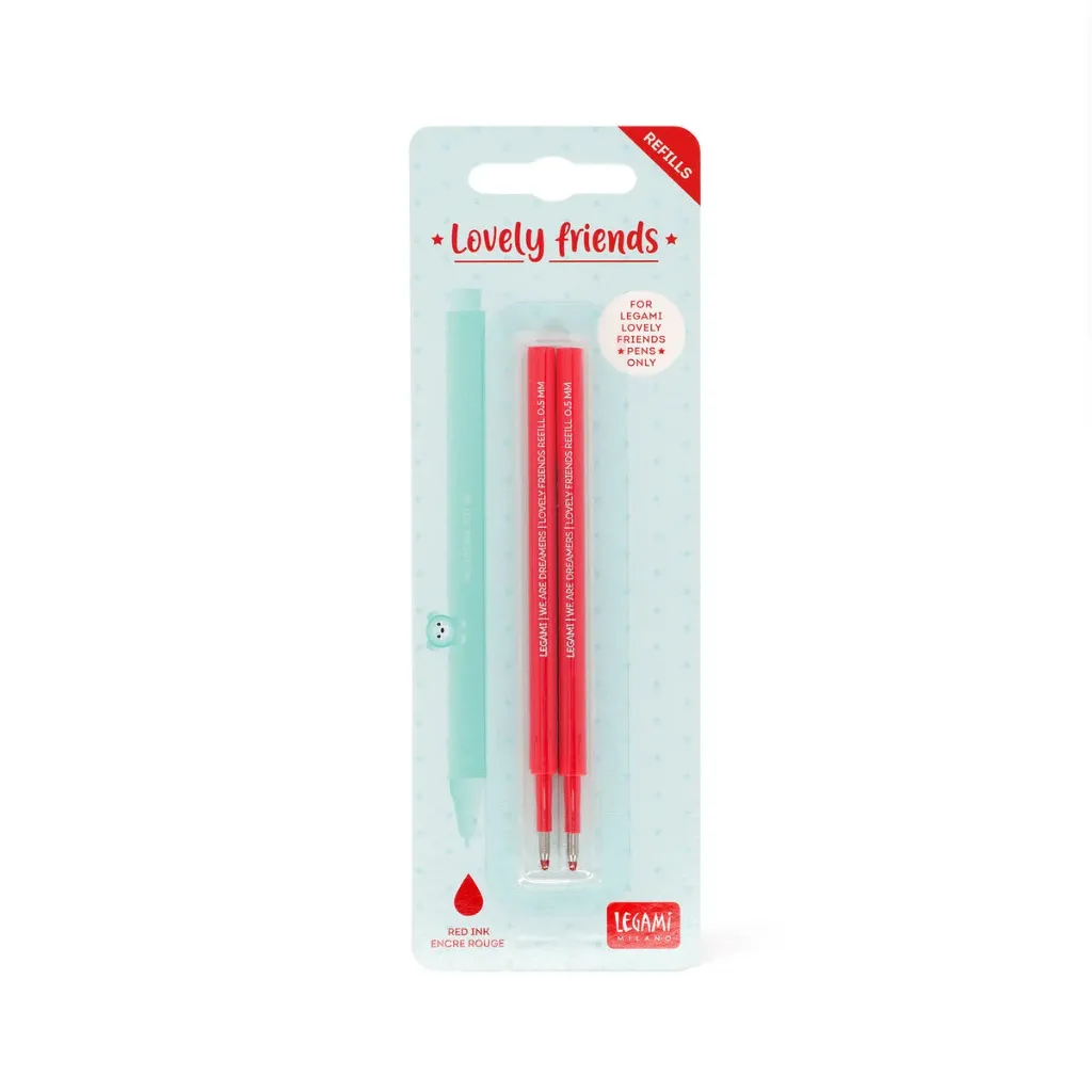[REFCPP0003] Legami Lovely Friends - Refills Red