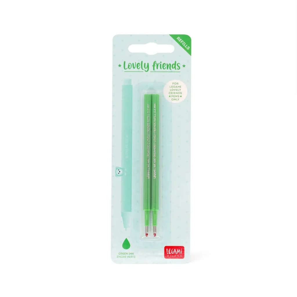 [REFCPP0004] Legami Lovely Friends - Refills Green