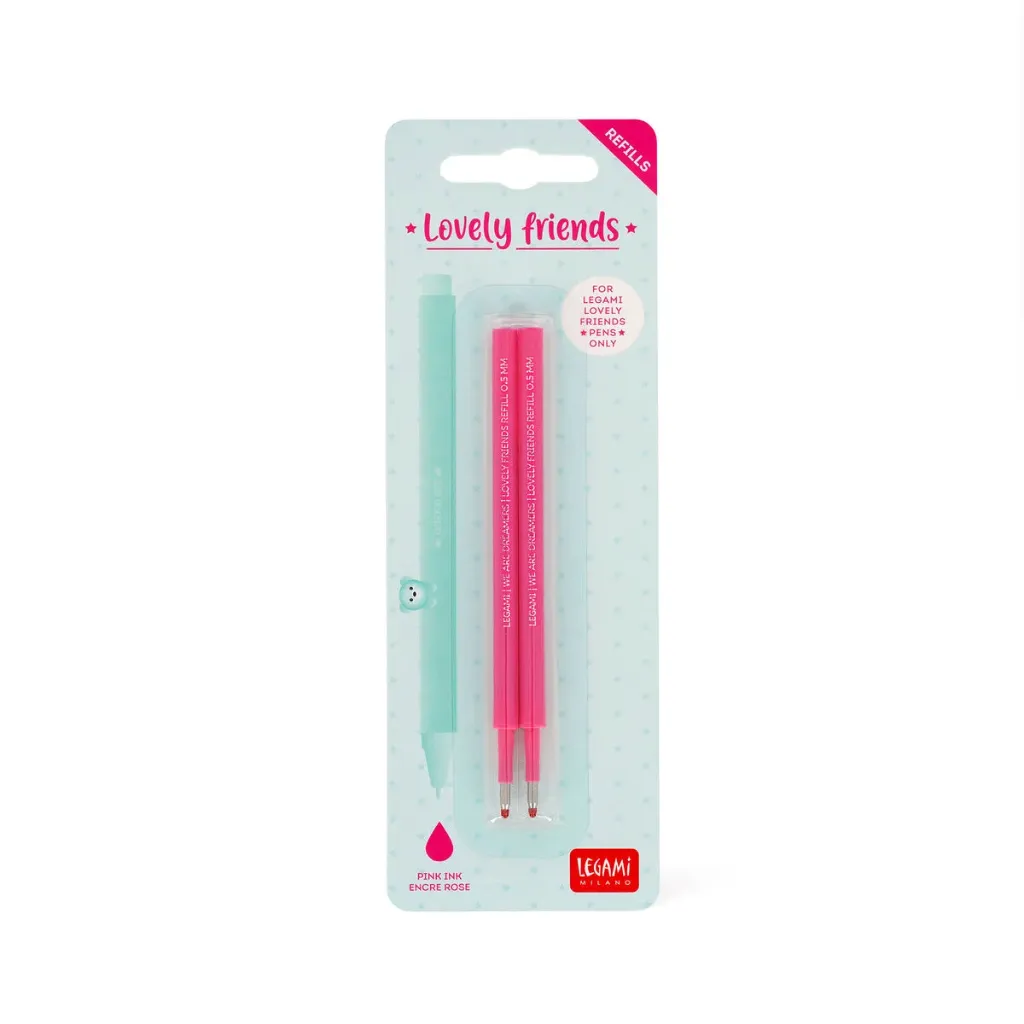 Legami Lovely Friends - Refills Pink
