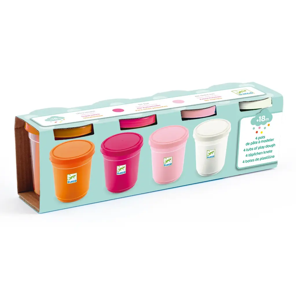 [DJ09026] 4 pots de pate a modeler - Sweet