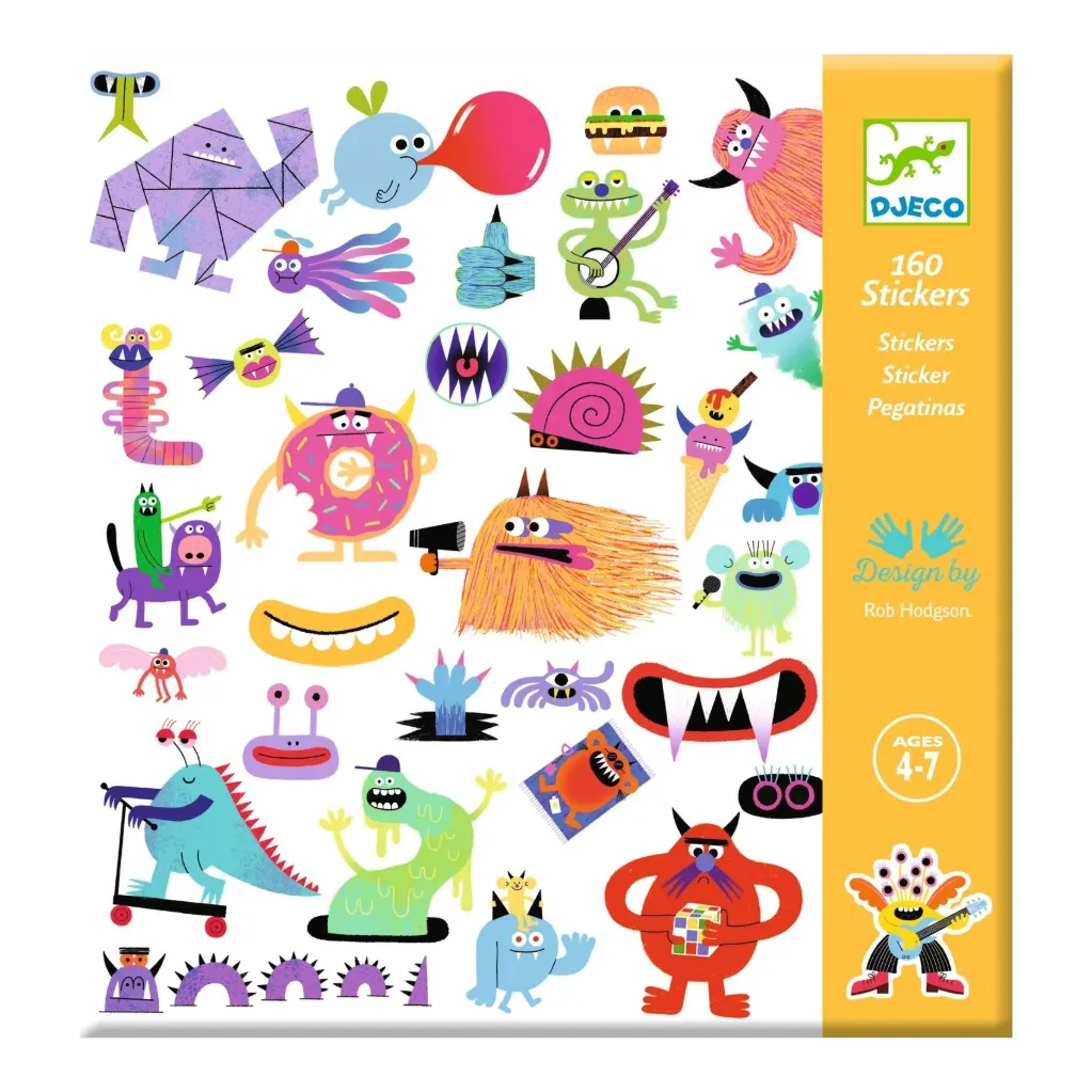 [DJ09281] Stickers - Monsters