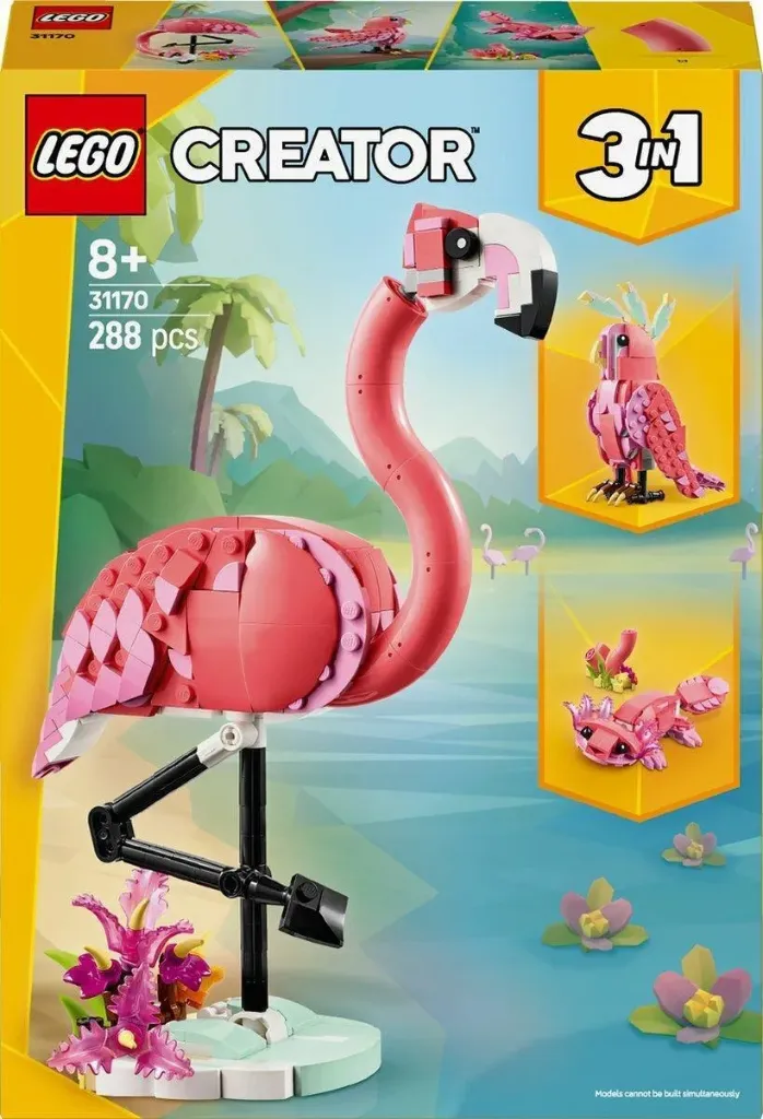 [31170] Lego Creator 3-in-1 -Wilde dieren: Roze flamingo