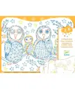 Coloriages à révéler - Familles des sous-bois