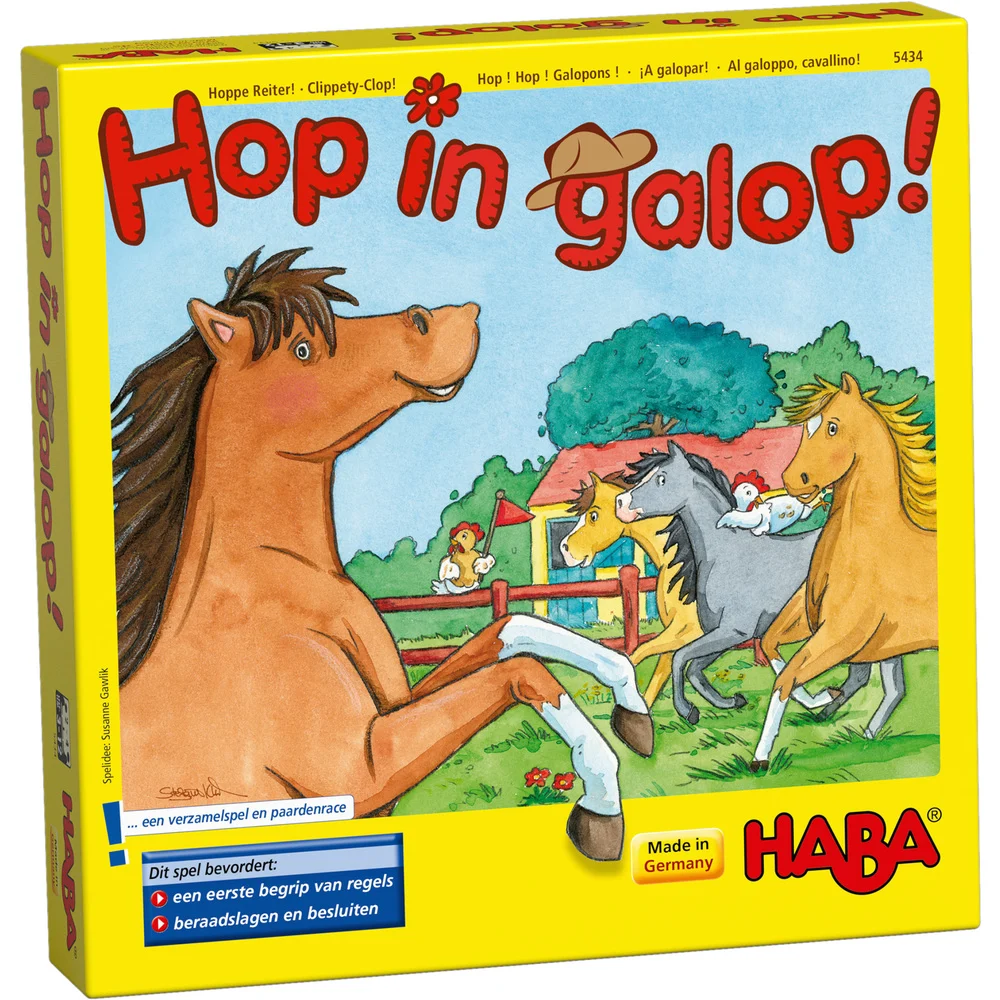 Hop in galop!