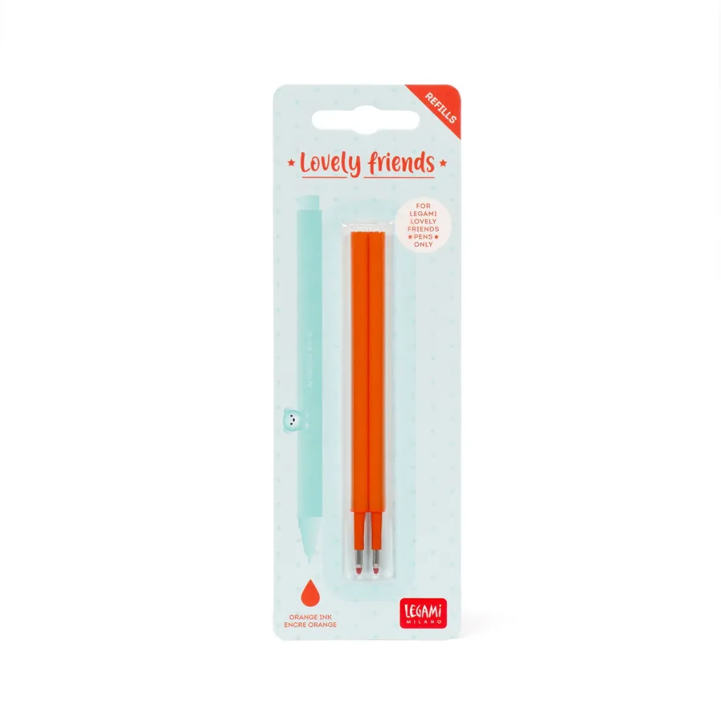 [REFCPP0010] Legami Lovely Friends - Refills Orange
