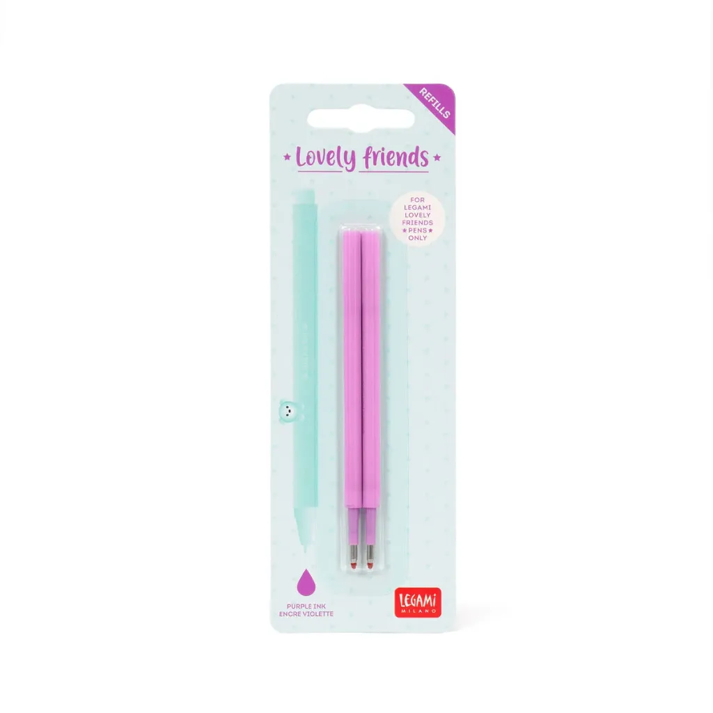 [REFCPP0008] Legami Lovely Friends - Refills Purple