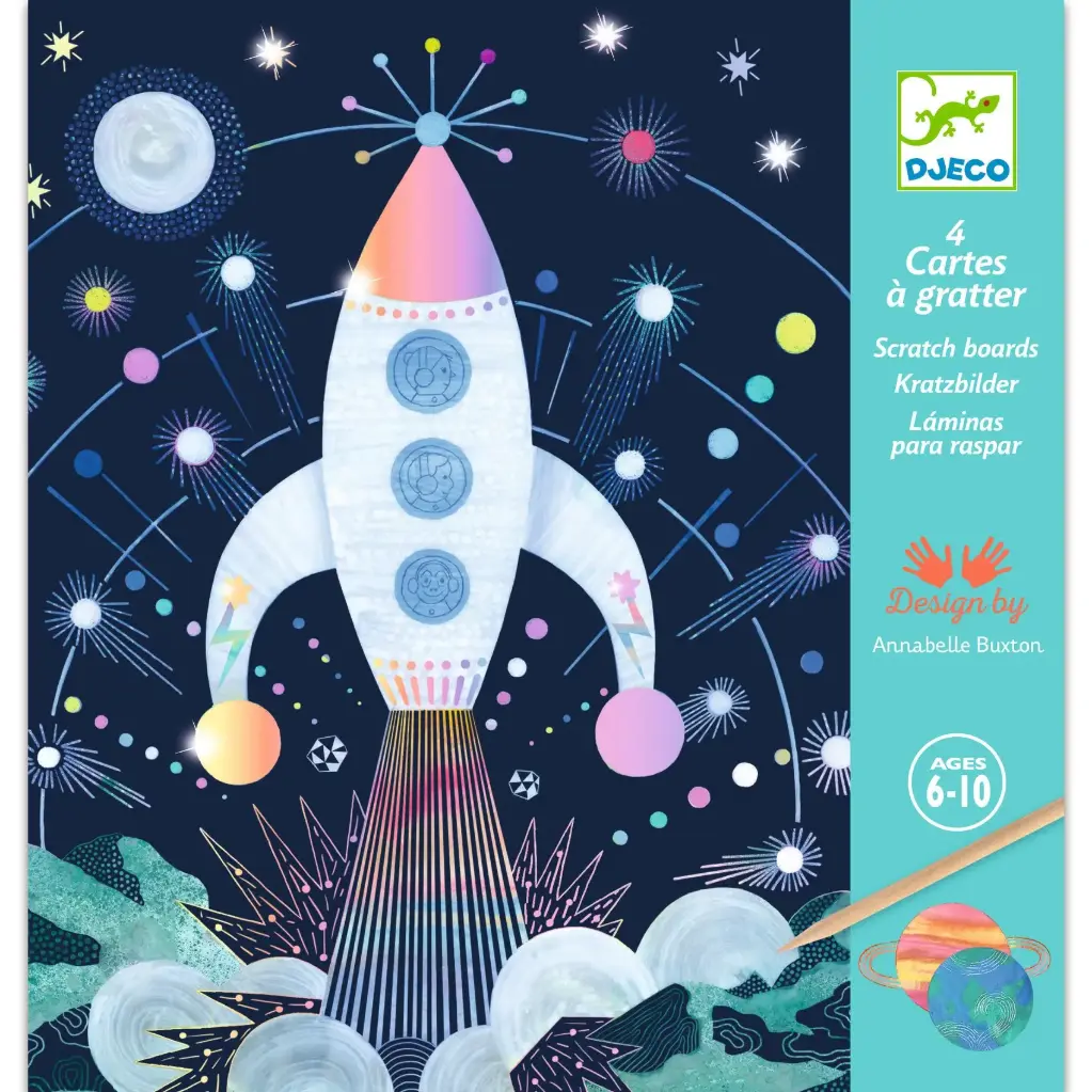 Cartes à gratter - Mission cosmique