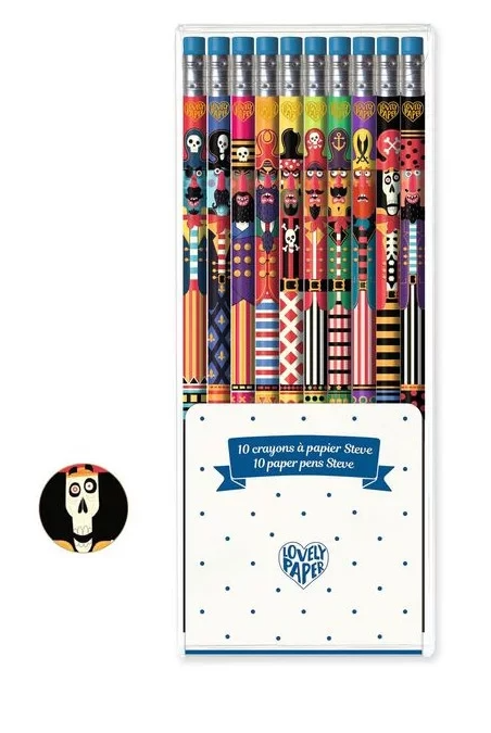 10 crayons à papier - Steve