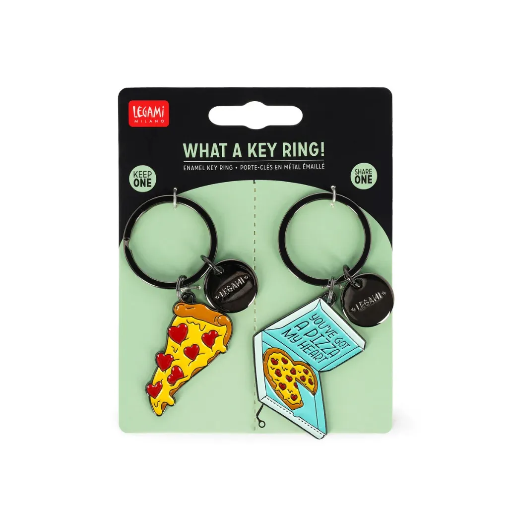 [EKR0011] Legami What a key ring! - Pizza
