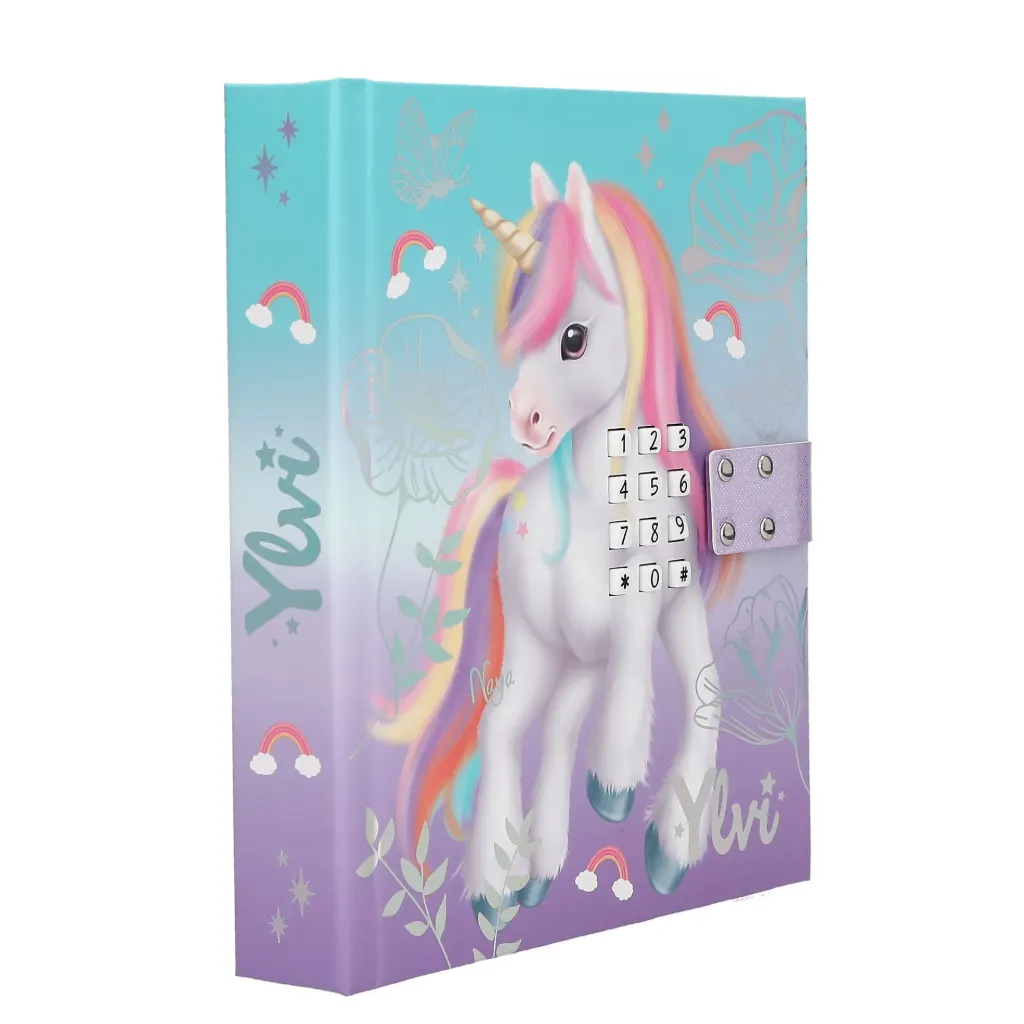 Ylvi - Journal intime avec LED, code et son