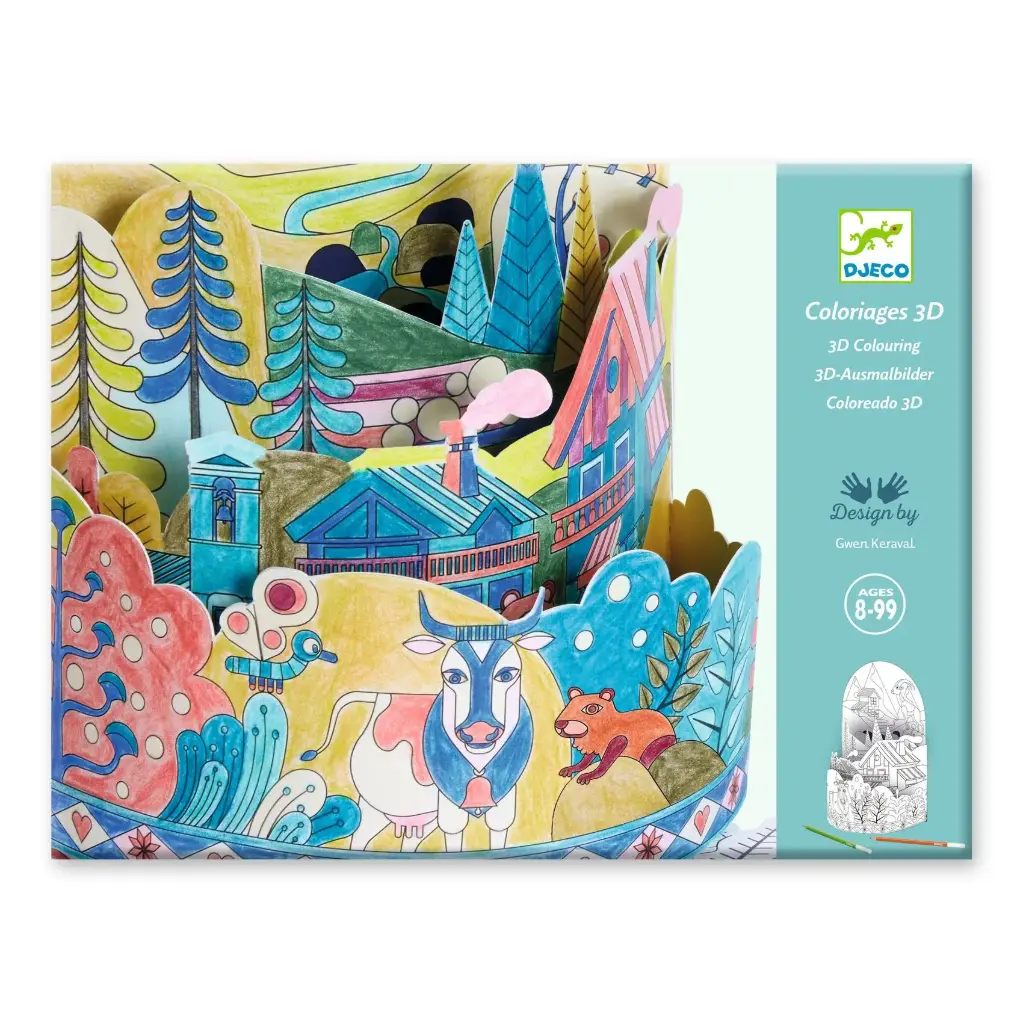 Coloriages 3D - Au sommet...du monde