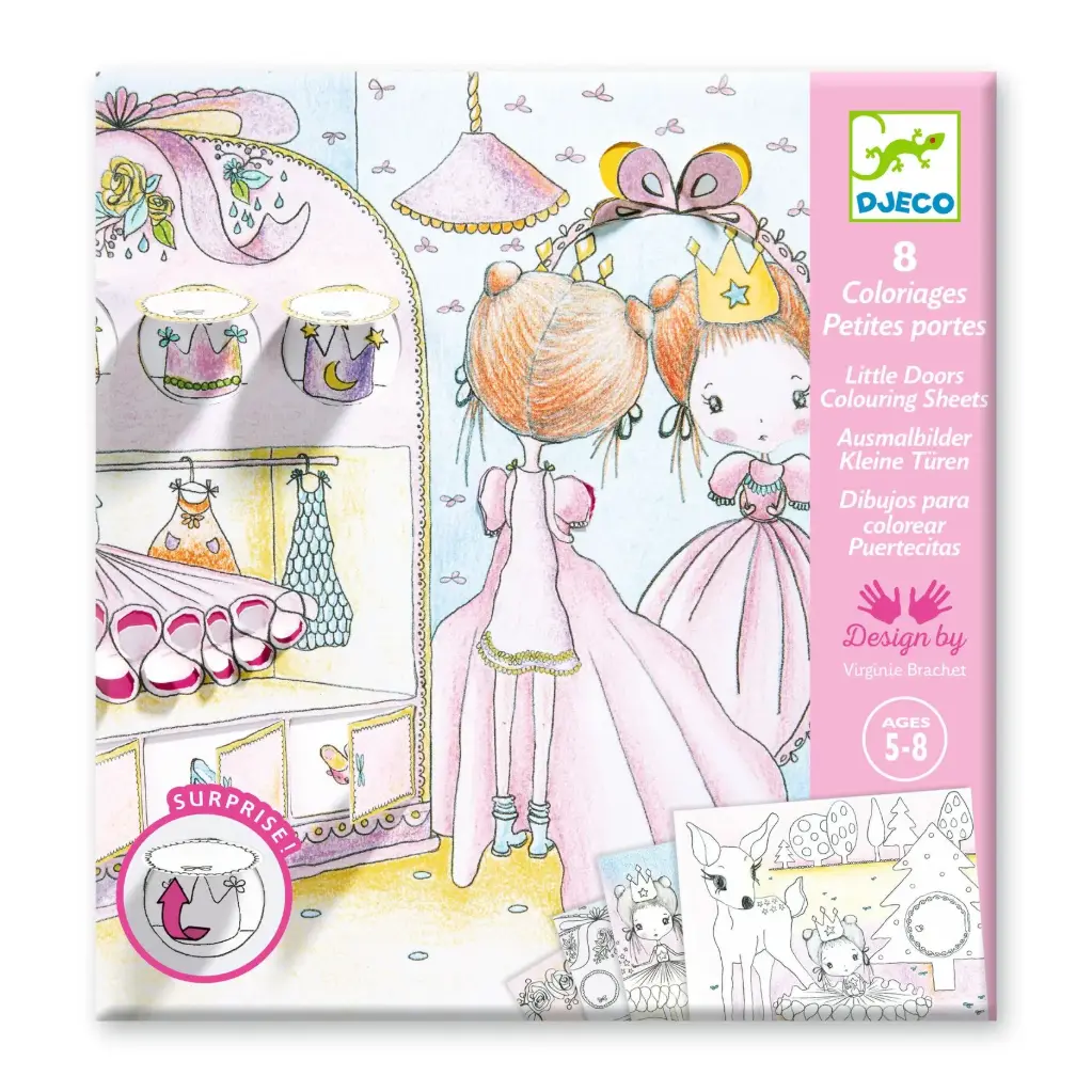 Coloriages petites portes - pupi