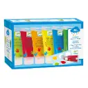 6 tubes de peinture a doigts