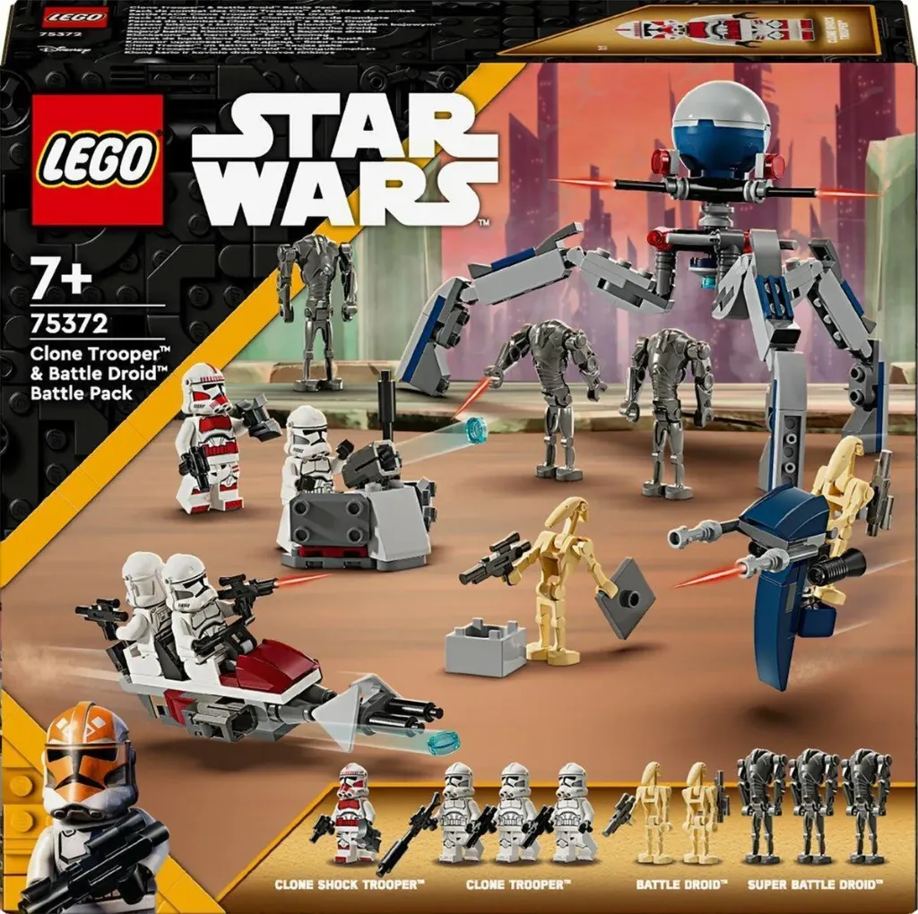[75372] Lego Star Wars - Clone Trooper™ & Battle Droid™ Battle Pack