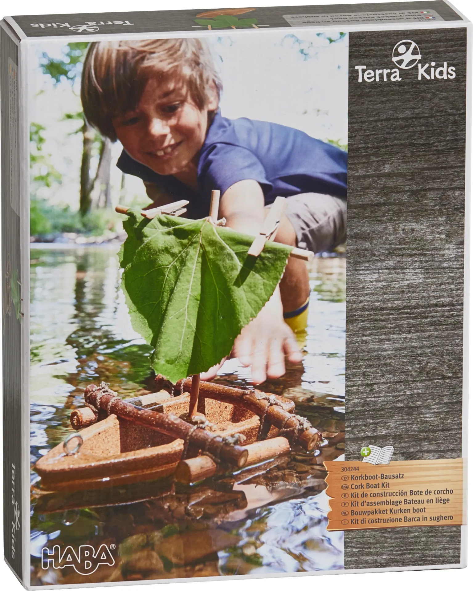 Terra Kids - Kit d'assemblage: Bateau en liège