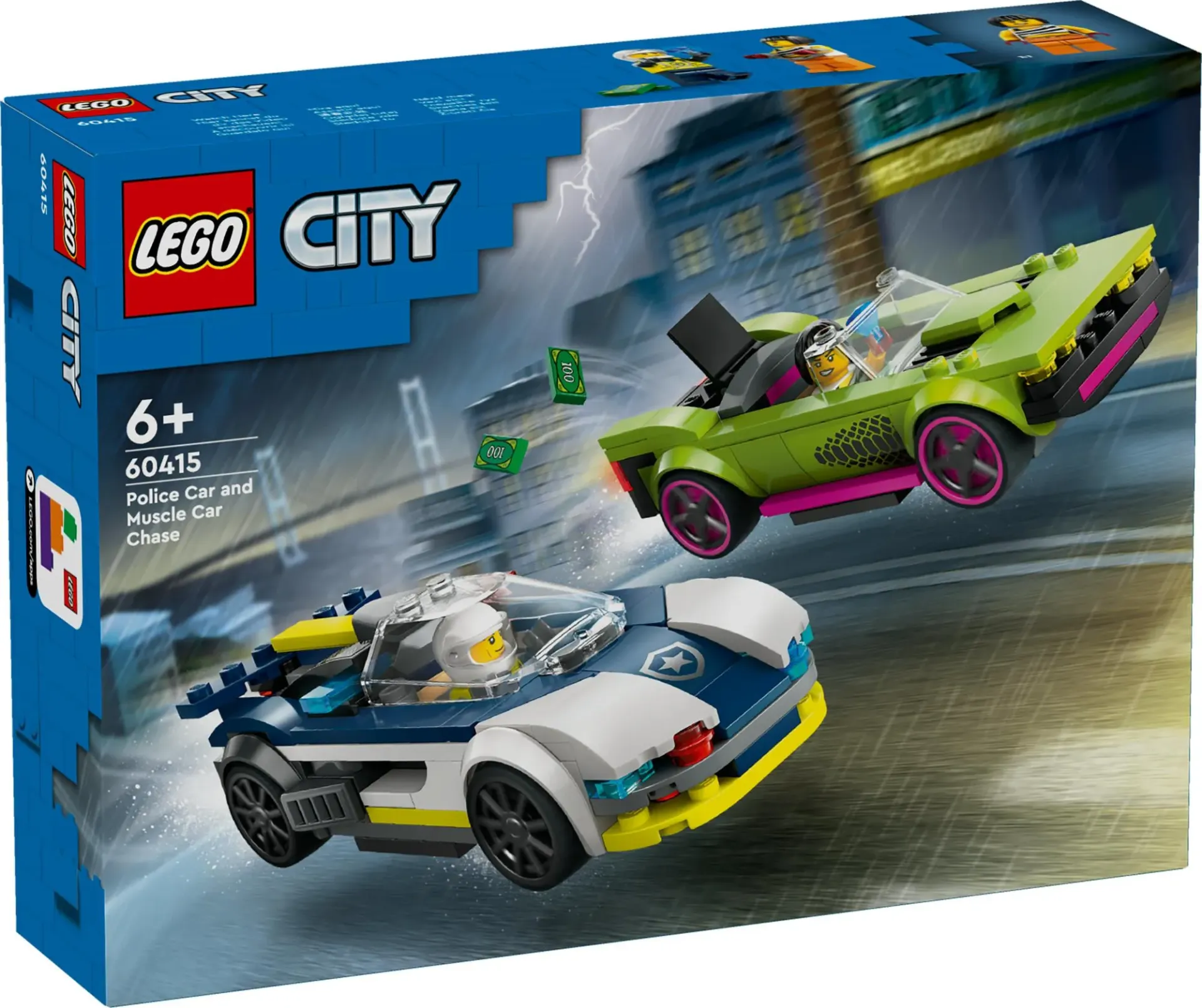 [60415] Lego City - Politiewagen en snelle autoachtervolging