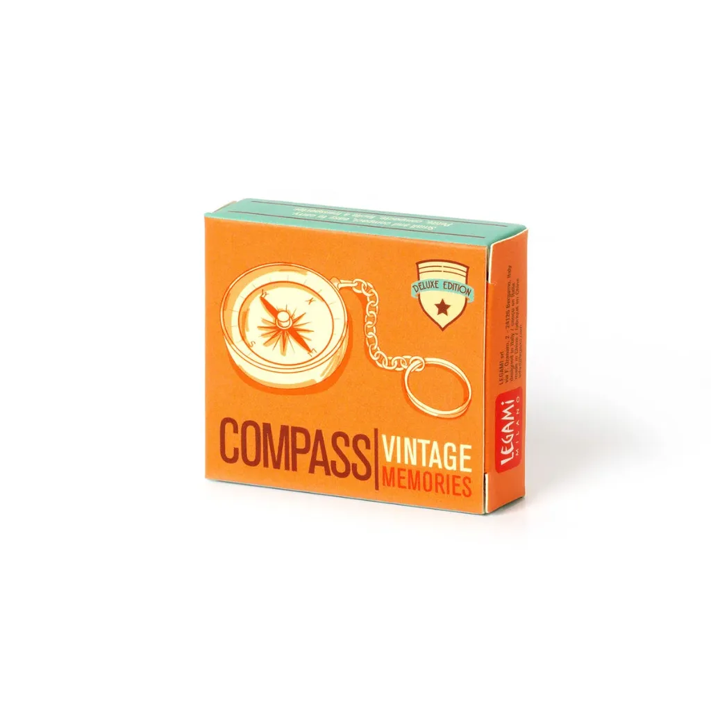 [CM0001] Legami Vintage Memories - Kompas sleutelhanger