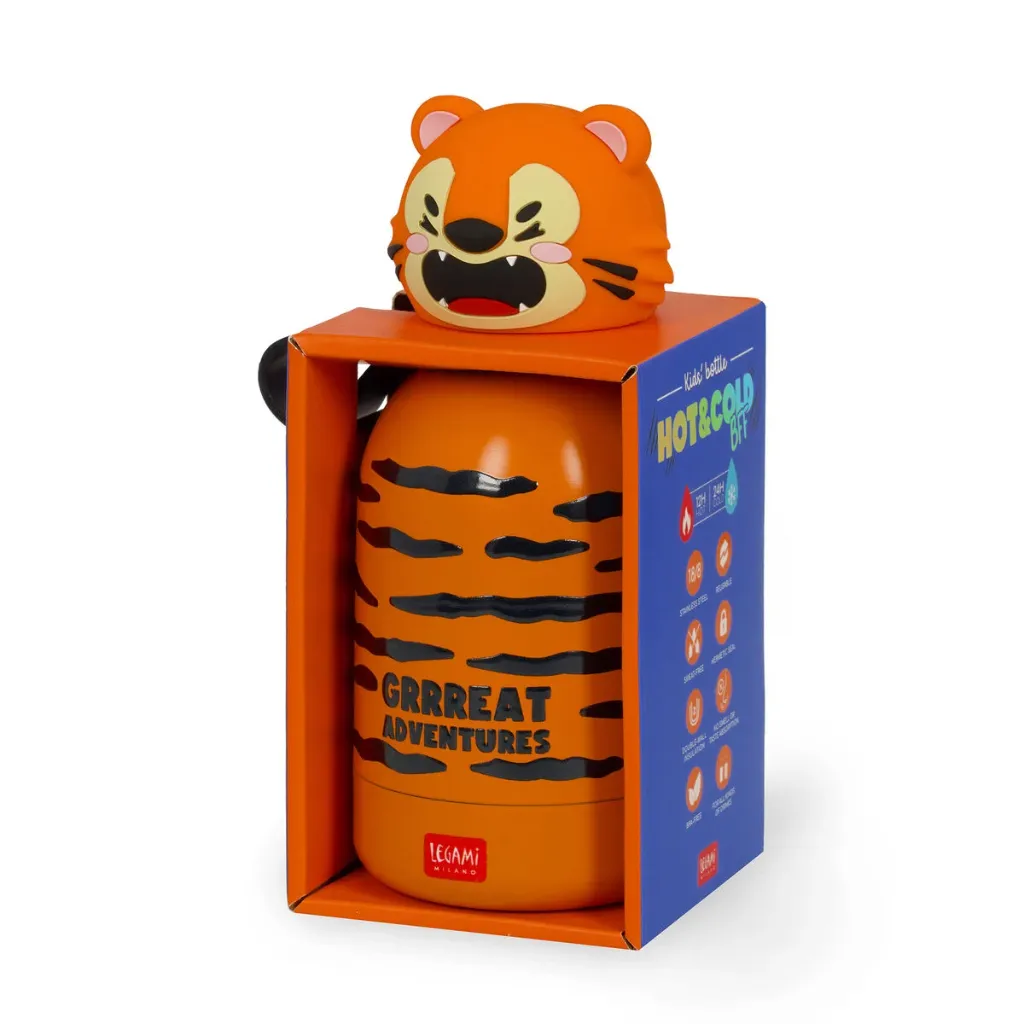 [KSSB0004] Legami Kids Bottle - Tiger