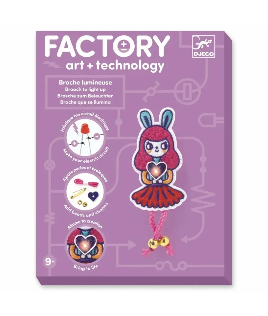 [DJ09320] Broche lumineuse - Bunny girl