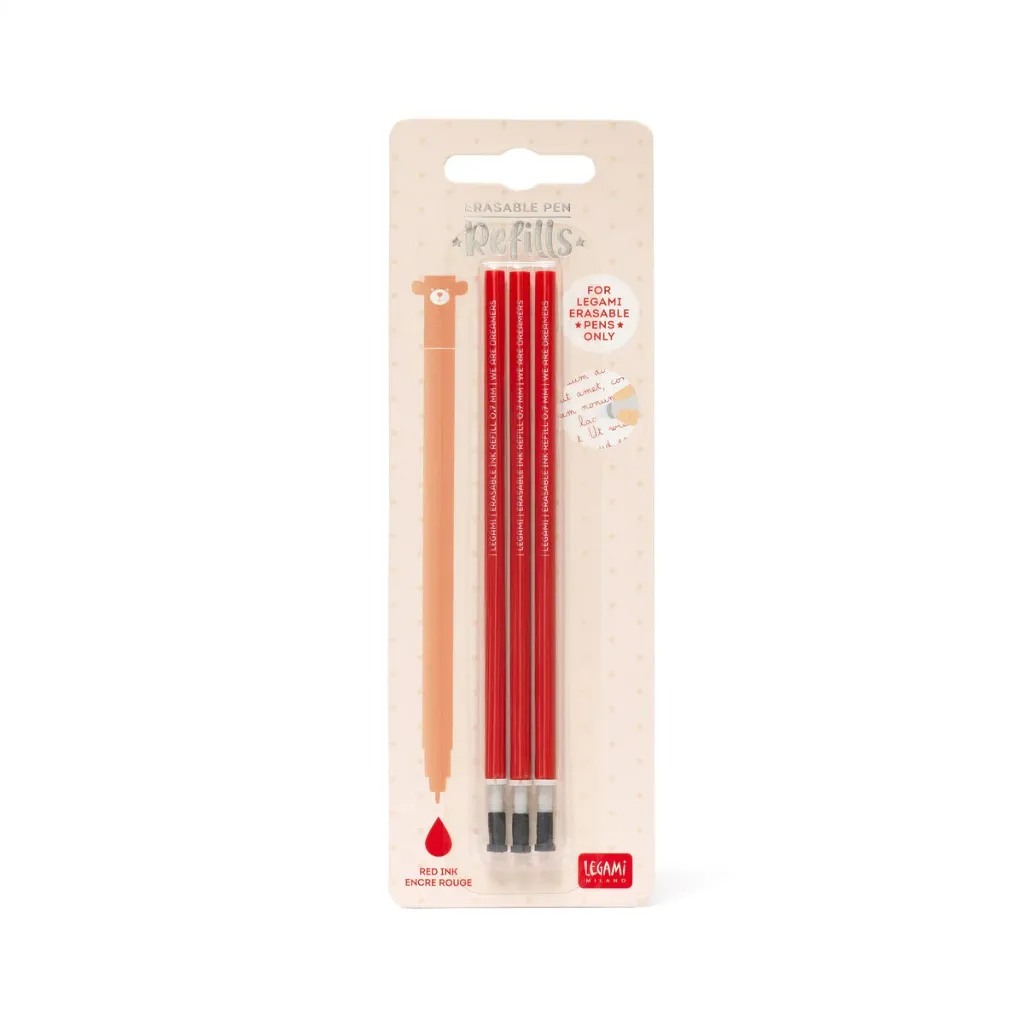 [REFEP0006] Legami Erasable Pen - Refills Red