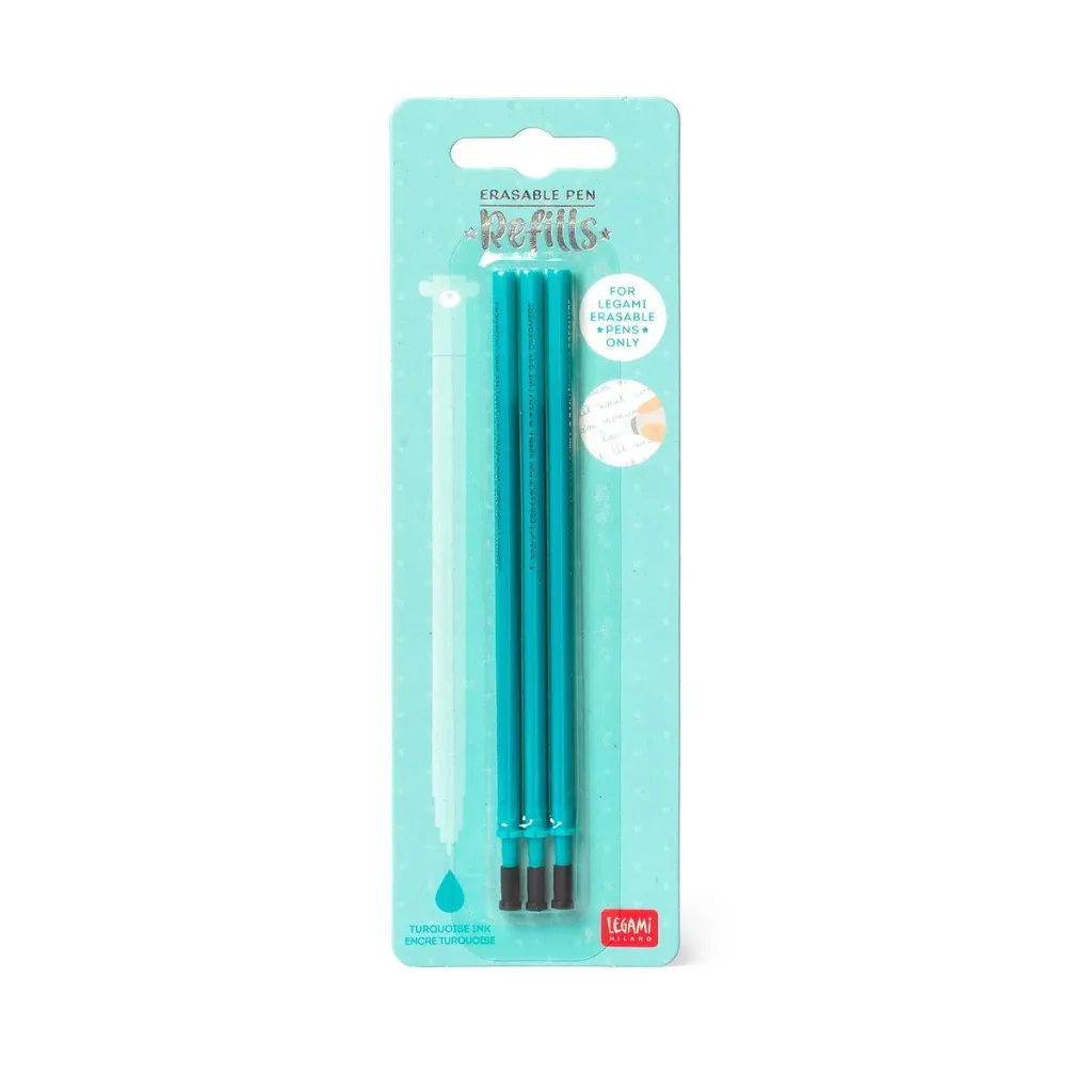 [REFEP0010] Legami Erasable pen - Refills Turquoise