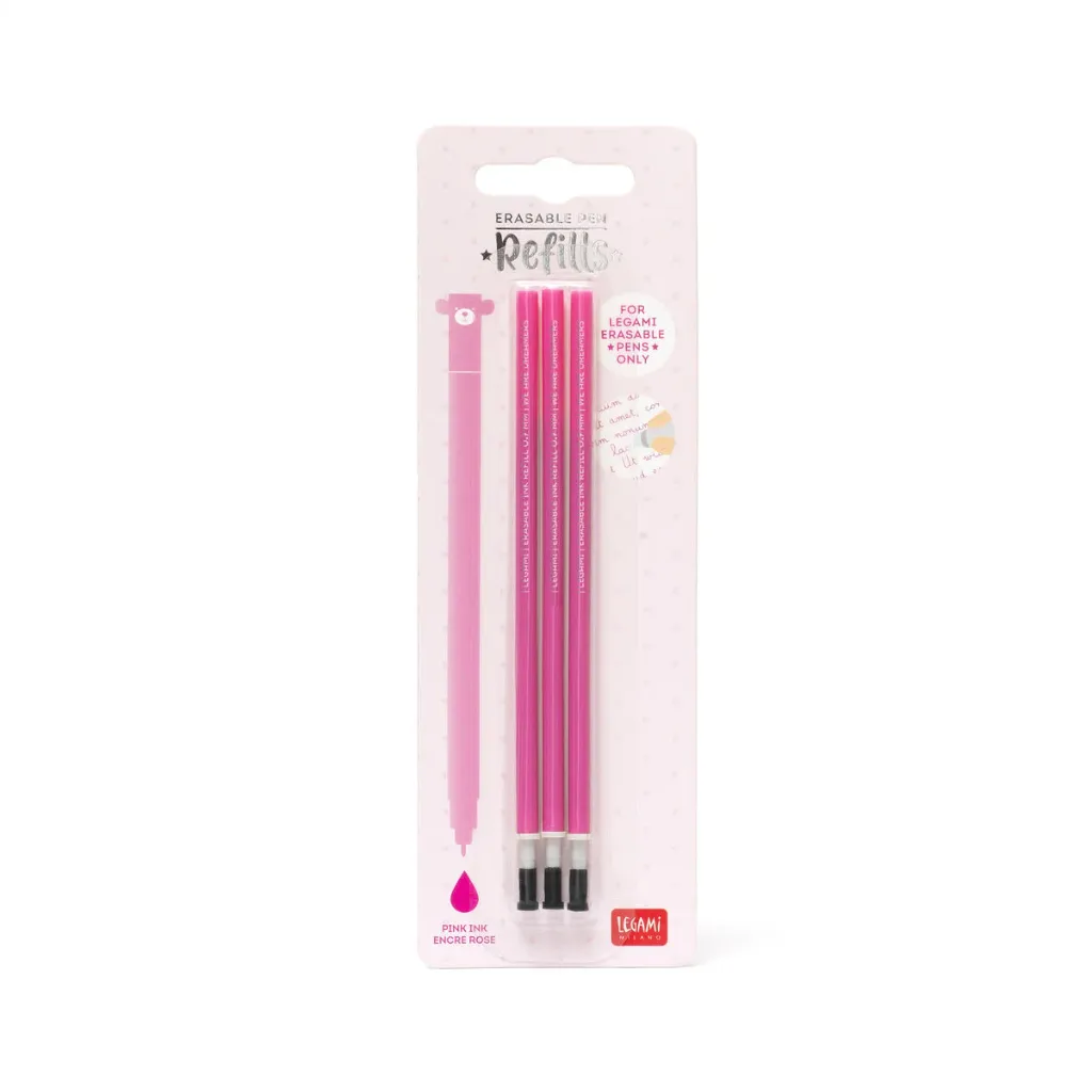 Legami Erasable Pen - Refills Pink