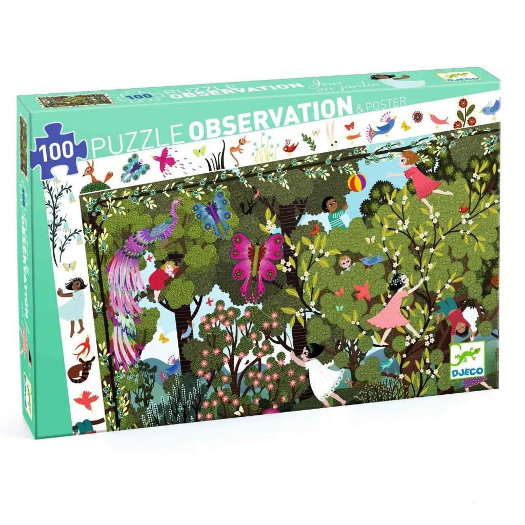 Observatiepuzzel - Spelen in de tuin 5+