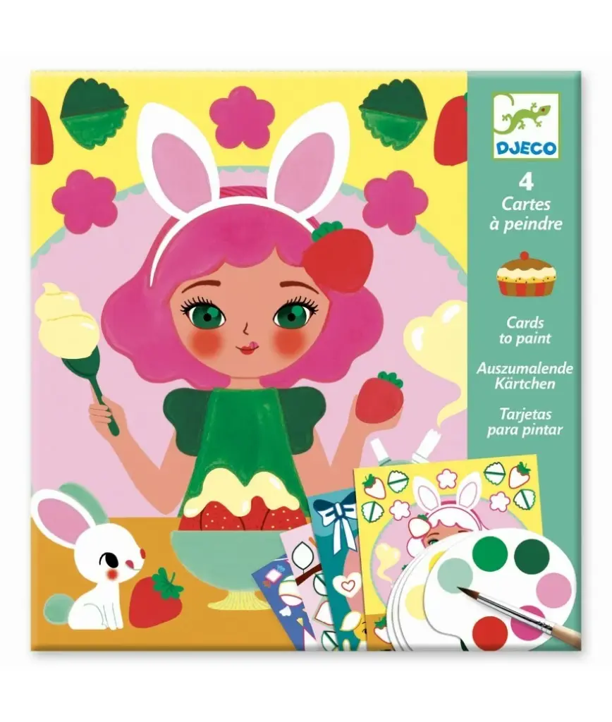 [DJ09659] Cartes à peindre - Le goûter